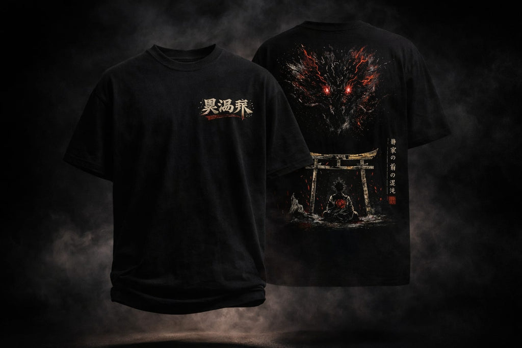 Shadow Realm Oversized T - Shirt (Dark Resonance)
