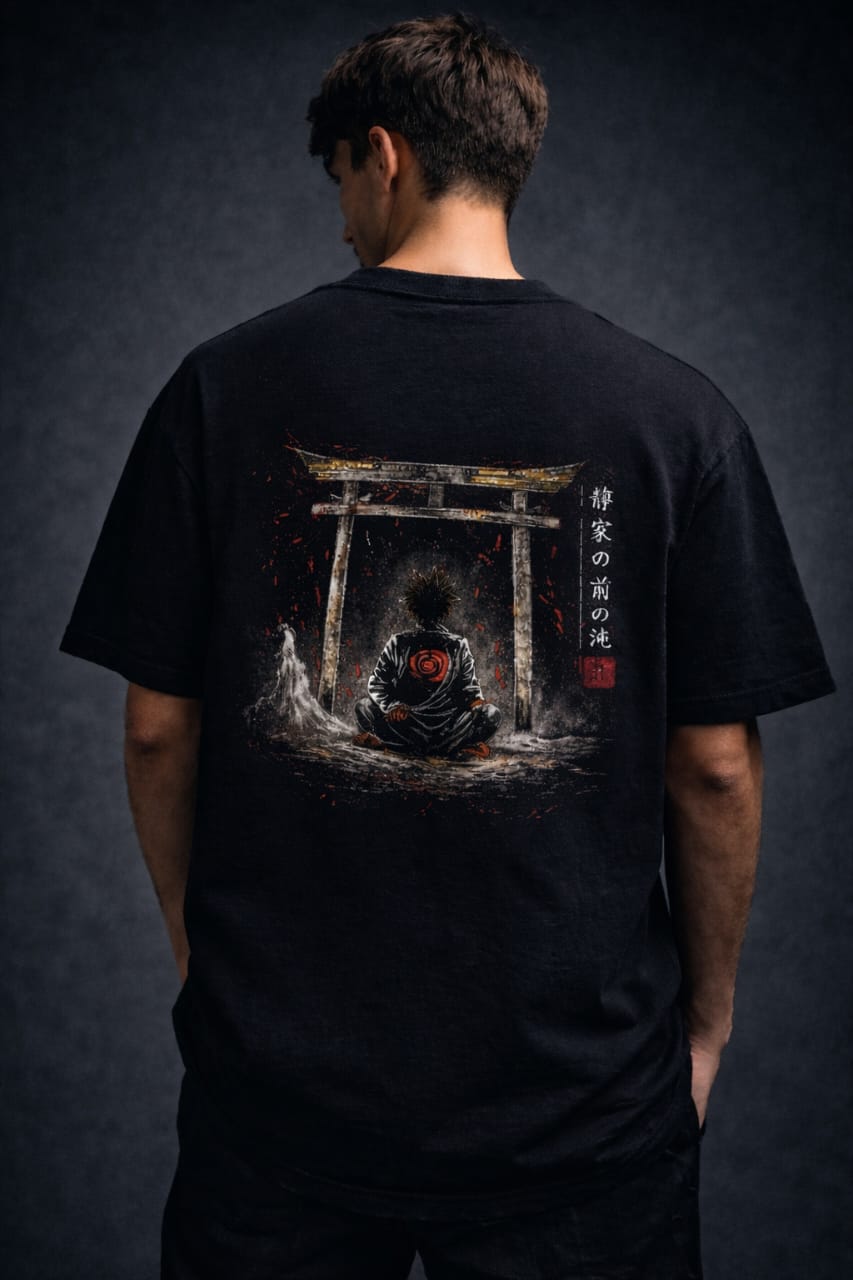 Shadow Realm Oversized T - Shirt (Silent Ritual)