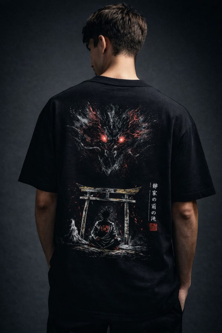 Shadow Realm Oversized T - Shirt (Dark Resonance)